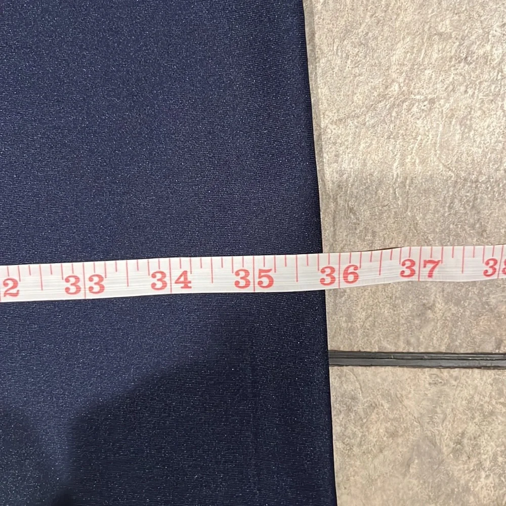 NWT Michael Kors Size L Navy and Gold Dress - Picture 7 of 7